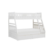 B2053TFW-1*T (4) Twin/Full Bunk Bed with Storage Boxes - B2053TFW-1*T