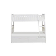 B2053TFW-1*T (4) Twin/Full Bunk Bed with Storage Boxes - B2053TFW-1*T