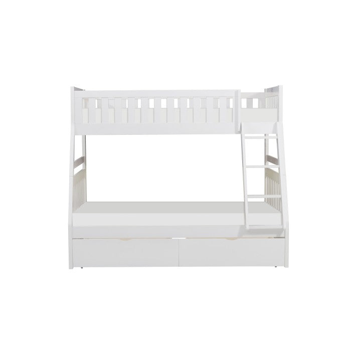 B2053TFW-1*T (4) Twin/Full Bunk Bed with Storage Boxes - B2053TFW-1*T