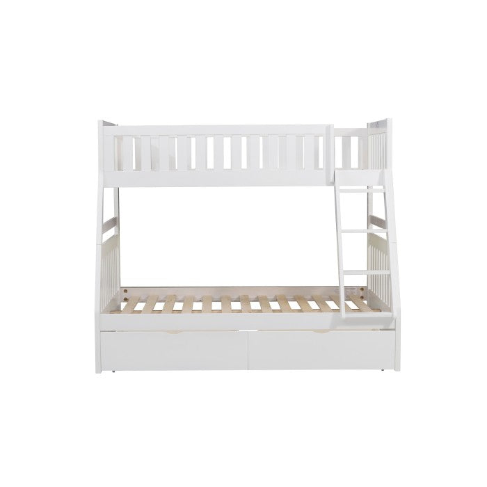 B2053TFW-1*T (4) Twin/Full Bunk Bed with Storage Boxes - B2053TFW-1*T