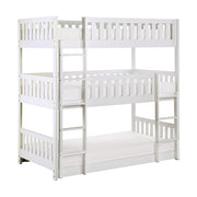 B2053TTTW-1* (3) Triple Bunk Bed - B2053TTTW-1*