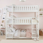 B2053TTTW-1* (3) Triple Bunk Bed - B2053TTTW-1*