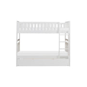 B2053W-1*R (4) Twin/Twin Bunk Bed with Twin Trundle - B2053W-1*R