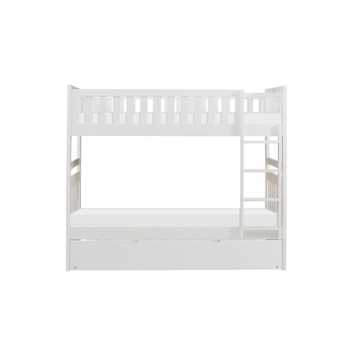 B2053W-1*R (4) Twin/Twin Bunk Bed with Twin Trundle - B2053W-1*R