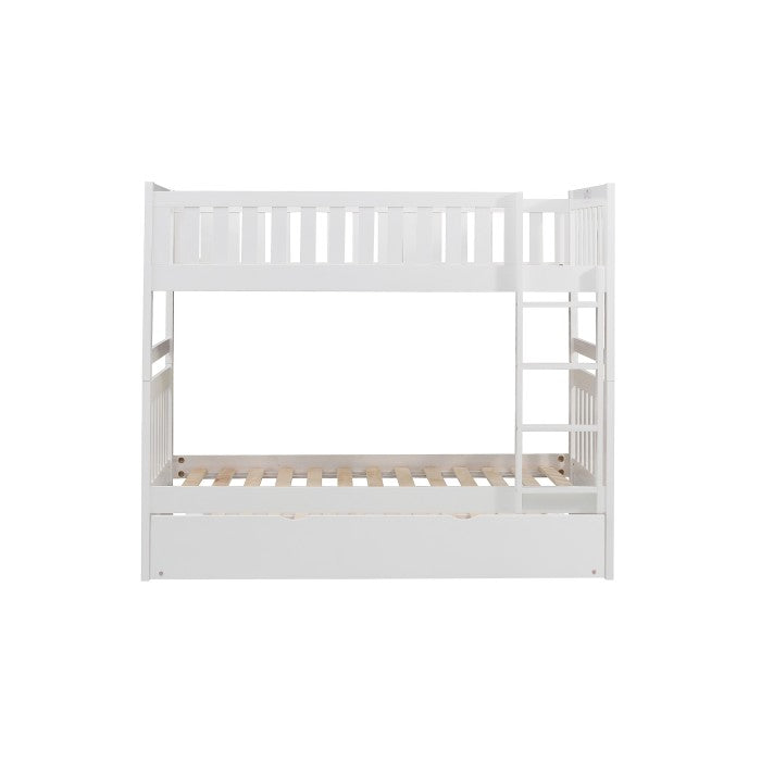 B2053W-1*R (4) Twin/Twin Bunk Bed with Twin Trundle - B2053W-1*R