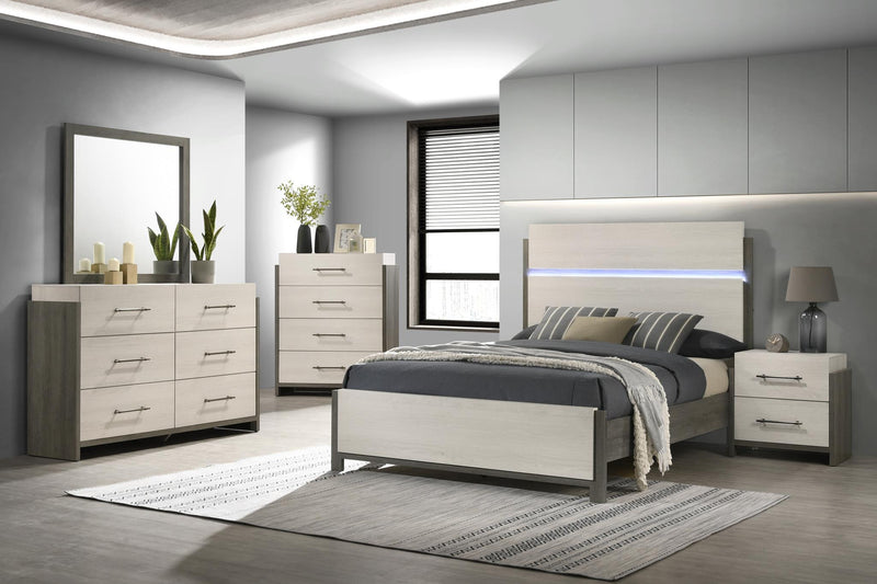 B206 - Owen 5 PC (Queen Bed, Dresser, Mirror, Nightstand, Chest) - B206-Queen-5PC