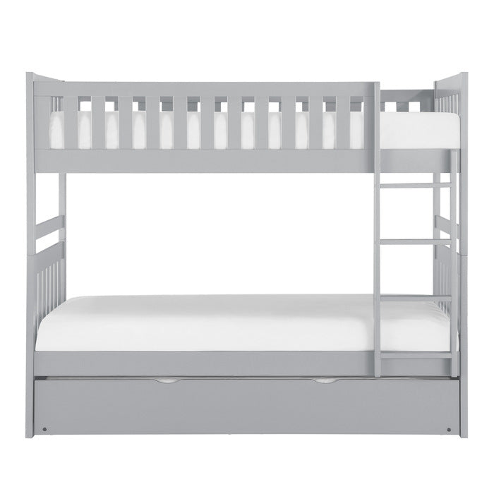 B2063-1*R (4) Twin/Twin Bunk Bed with Twin Trundle - B2063-1*R