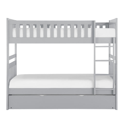 B2063-1*R (4) Twin/Twin Bunk Bed with Twin Trundle - B2063-1*R