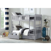 B2063-1*T (4) Twin/Twin Bunk Bed with Storage Boxes - B2063-1*T