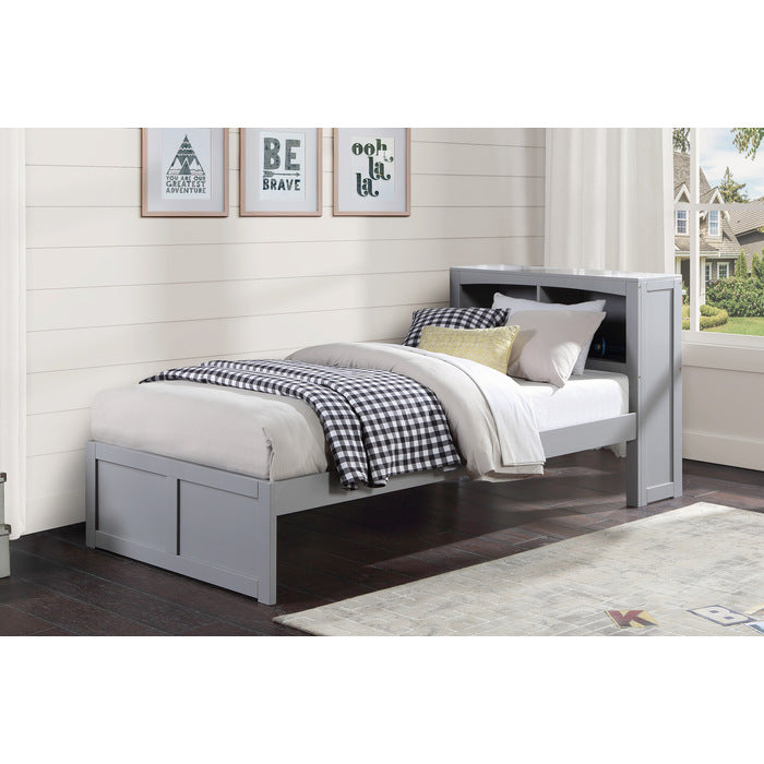 B2063BC-1* (2) Twin Bookcase Platform Bed - B2063BC-1*
