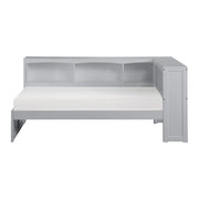 B2063BC-1BC* (3) Twin Bookcase Corner Platform Bed - B2063BC-1BC*