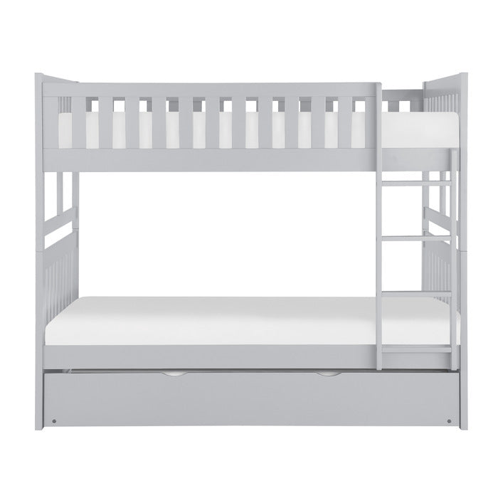 B2063FF-1*R (4) Full/Full Bunk Bed with Twin Trundle - B2063FF-1*R