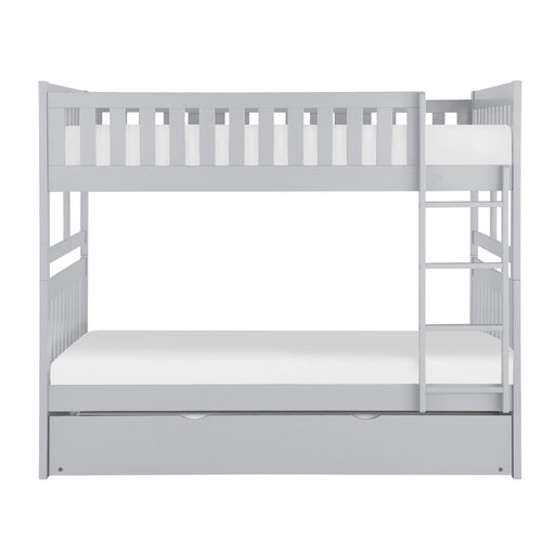 B2063FF-1*R (4) Full/Full Bunk Bed with Twin Trundle - B2063FF-1*R