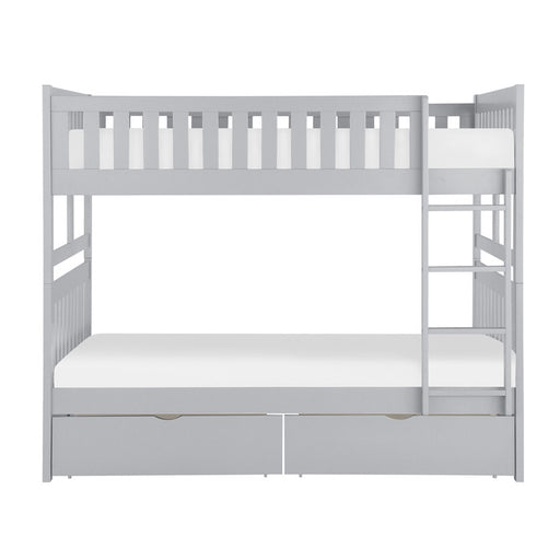 B2063FF-1*T (4) Full/Full Bunk Bed with Storage Boxes - B2063FF-1*T