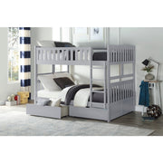 B2063FF-1*T (4) Full/Full Bunk Bed with Storage Boxes - B2063FF-1*T