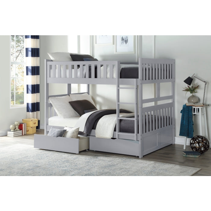 B2063FF-1*T (4) Full/Full Bunk Bed with Storage Boxes - B2063FF-1*T