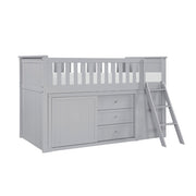 B2063LL-1*BC2DR (6) Low Loft Bunk with Bookcase and 2 Dressers - B2063LL-1*BC2DR