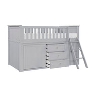 B2063LL-1*BC2DR (6) Low Loft Bunk with Bookcase and 2 Dressers - B2063LL-1*BC2DR