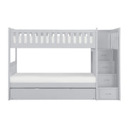 B2063SB-1*R (5) Twin/Twin Step Bunk Bed with Twin Trundle - B2063SB-1*R