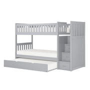 B2063SB-1*R (5) Twin/Twin Step Bunk Bed with Twin Trundle - B2063SB-1*R