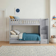 B2063SB-1*T (5) Twin/Twin Step Bunk Bed with Storage Boxes - B2063SB-1*T