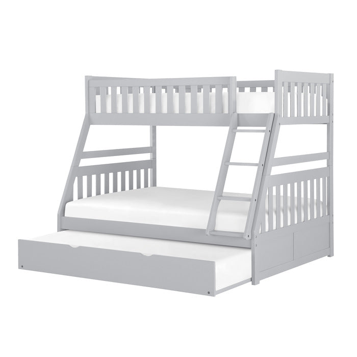 B2063TF-1*R (4) Twin/Full Bunk Bed with Twin Trundle - B2063TF-1*R