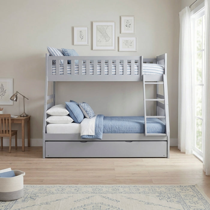 B2063TF-1*R (4) Twin/Full Bunk Bed with Twin Trundle - B2063TF-1*R