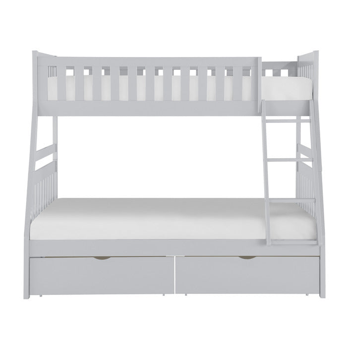 B2063TF-1*T (4) Twin/Full Bunk Bed with Storage Boxes - B2063TF-1*T