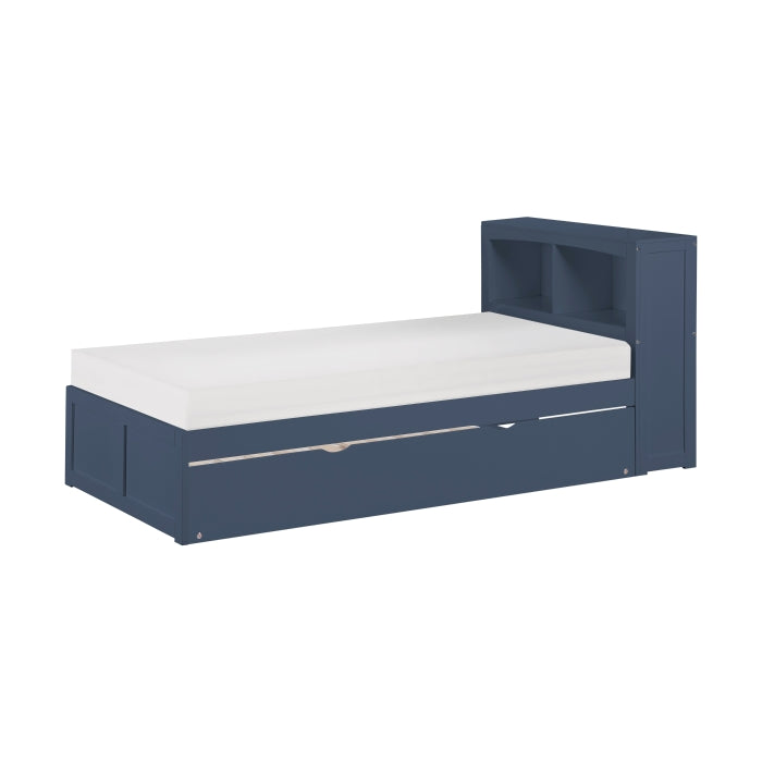 B2083BUBC-1* (2) Twin Bookcase Platform Bed - B2083BUBC-1*
