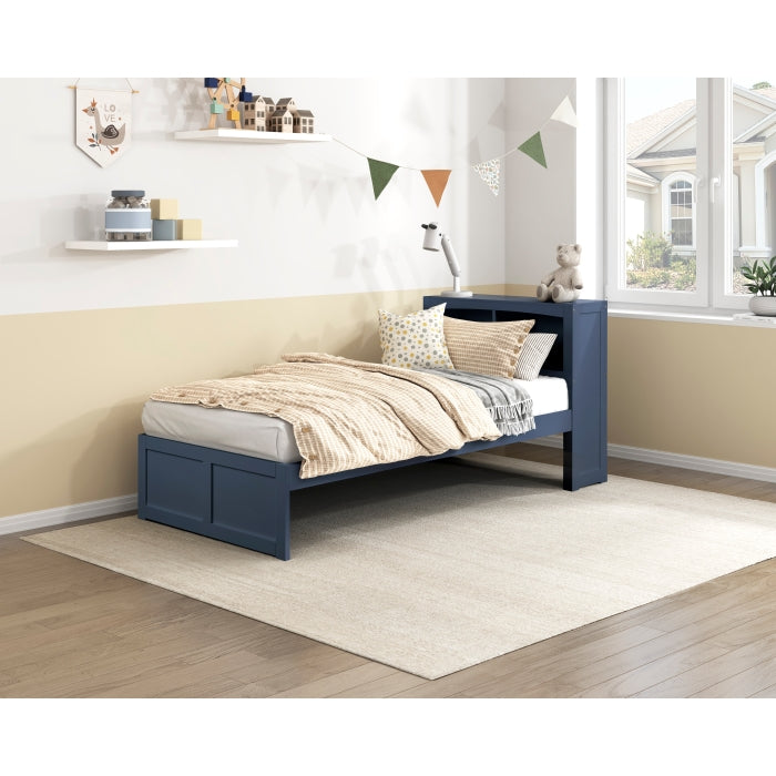 B2083BUBC-1* (2) Twin Bookcase Platform Bed - B2083BUBC-1*