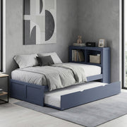 B2083BUBC-1* (2) Twin Bookcase Platform Bed - B2083BUBC-1*