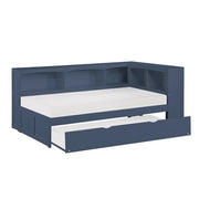 B2083BUBC-1BC* (3) Twin Bookcase Corner Platform Bed - B2083BUBC-1BC*