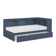 B2083BUBC-1BC* (3) Twin Bookcase Corner Platform Bed - B2083BUBC-1BC*