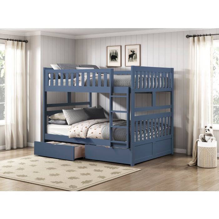 B2083BUFF-1* (3) Full/Full Bunk Bed - B2083BUFF-1*