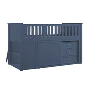 B2083BULL-1*BC2DR (6) Low Loft Bunk with Bookcase and 2 Dressers - B2083BULL-1*BC2DR