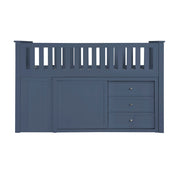 B2083BULL-1*BC2DR (6) Low Loft Bunk with Bookcase and 2 Dressers - B2083BULL-1*BC2DR