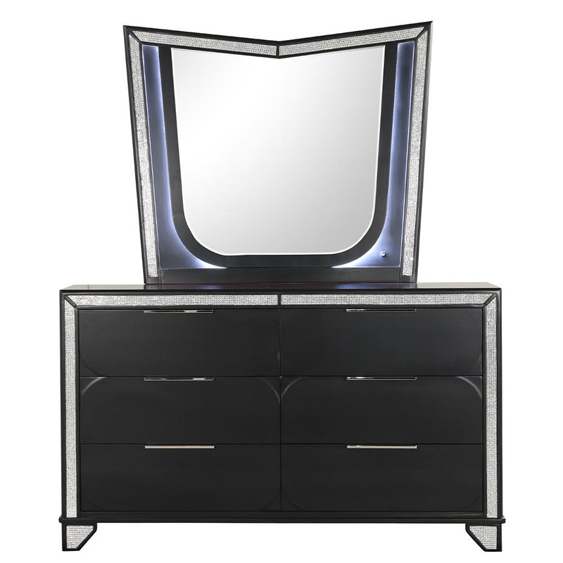 [B273-D] Diamond - Dresser (Black), Wood, Black With : N/A Box: 1 of 1 Each - B273-D