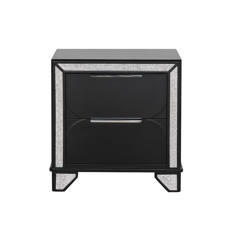 [B273-N] Diamond - Nightstand (Black), Wood, Black With : N/A Box: 1 of 1 Each - B273-N