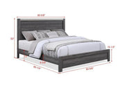 B305 - Mara 4PC ( Full Bed, Dresser, Mirror, Nightstand) - B305-Full-4PC