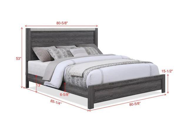 B305 - Mara 5PC ( King Bed, Dresser, Mirror, Nightstand, Chest) - B305-King-5PC