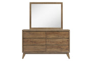 [B339-D] Ellison - Dresser, Solid Rubber Wood, Plywood, Acacia Veneer, MDF, Brown Box: 1 of 1 Each - B339-D