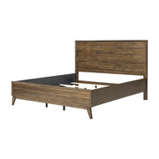 [B339-K-Bed] Ellison - Bed (King) King, Solid Rubber Wood, Plywood, Acacia Veneer, Brown Each - B339-K-Bed