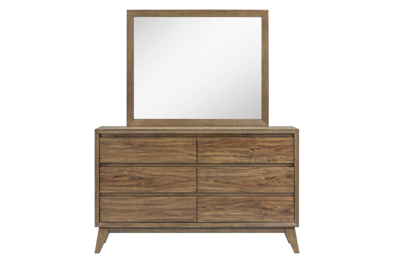 [B339-M] Ellison - Mirror, Solid Rubber Wood, Plywood, Brown Box: 1 of 1 Each - B339-M