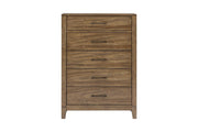 [B341-C] Langford - Chest, Solid Rubber Wood, Plywood, Acacia Veneer, MDF, Brown Box: 1 of 1 Each - B341-C