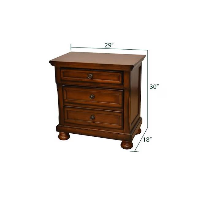 B420 - Carson Brown 3 PC ( King Bed, Dresser, Mirror ) - B420-King-3PC