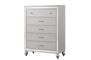 B515 - Emma Silver 3 PC (King Bed, Dresser, Mirror) - B515-King-3PC
