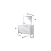 B516 - Emma White NIGHTSTAND - B516-3