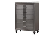 B525 - Sally Queen UPH Bed w/led Lights - B525-Queen