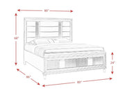 B535 - Gina 3 PC (Queen Bed, Dresser, Mirror) - B535-Queen-3PC