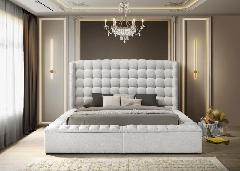 B802 - Versaley White King White Storage Bed - B802-White-King